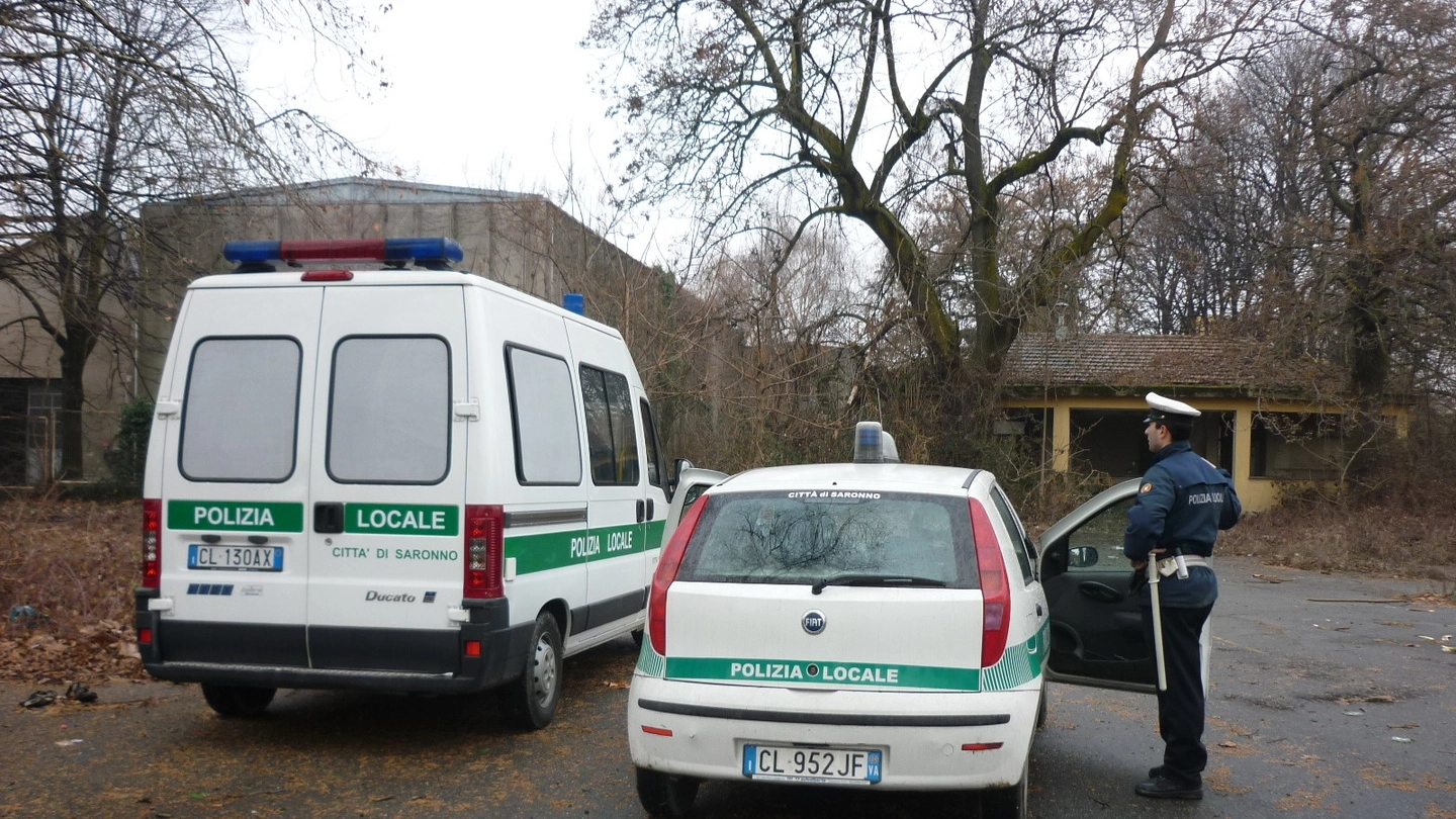 Polizia locale nell'area ex Fraschini