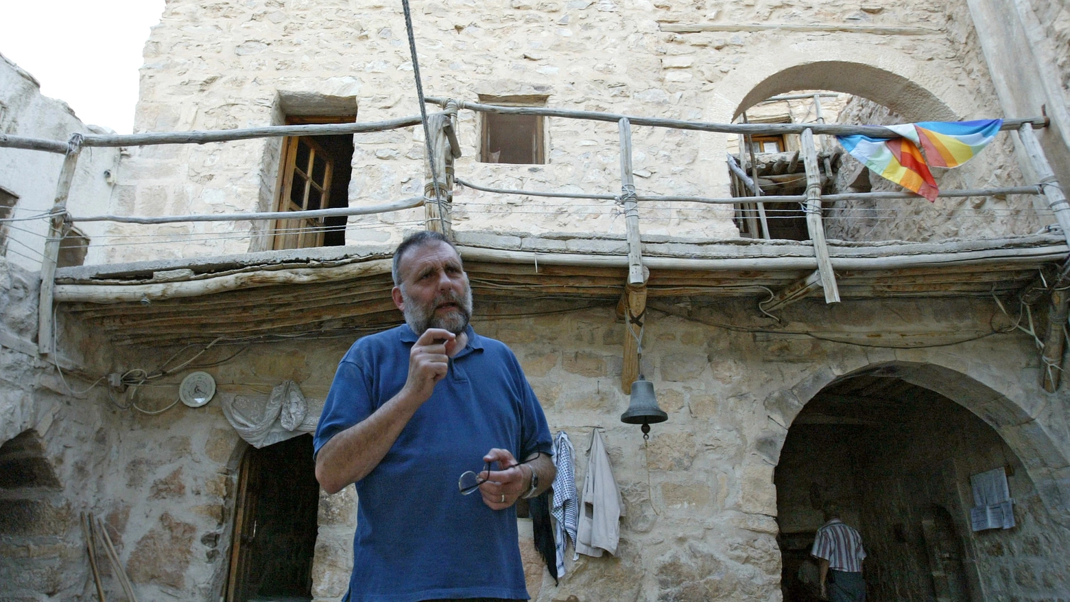 Padre Dall'Oglio in Siria nel 2007 (Afp)