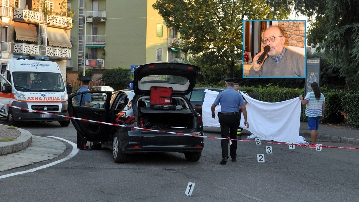 Incidente a Gorgonzola, nel riquadro la vittima: Flavio Aldi