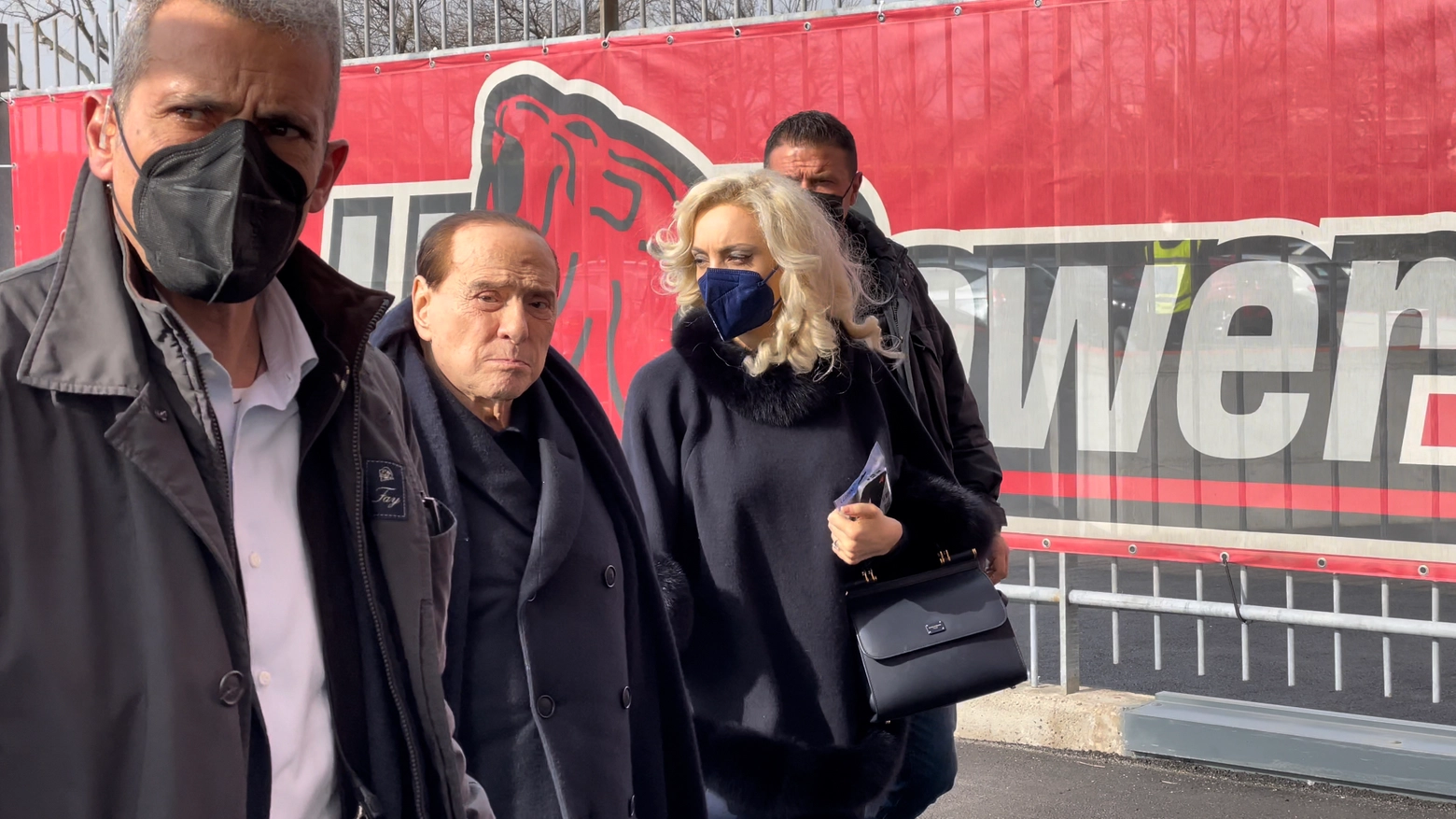 Silvio Berlusconi con Marta Fascina