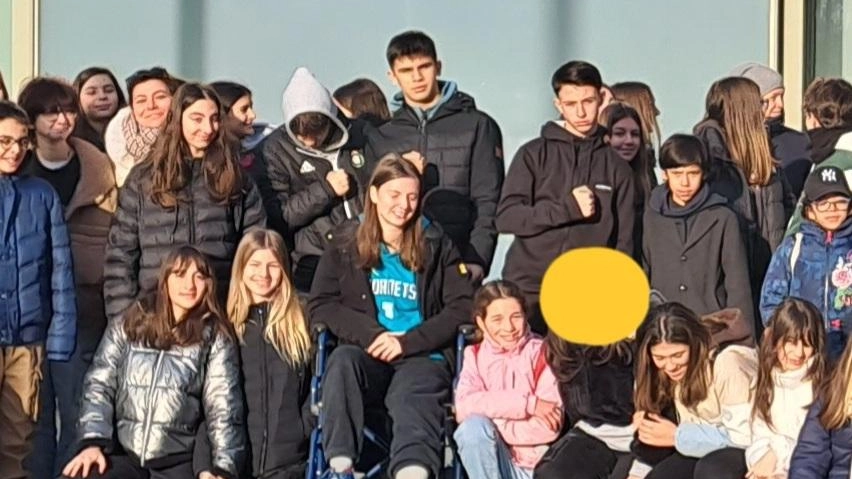 Gli studenti in visita al Binario 21 di Milano