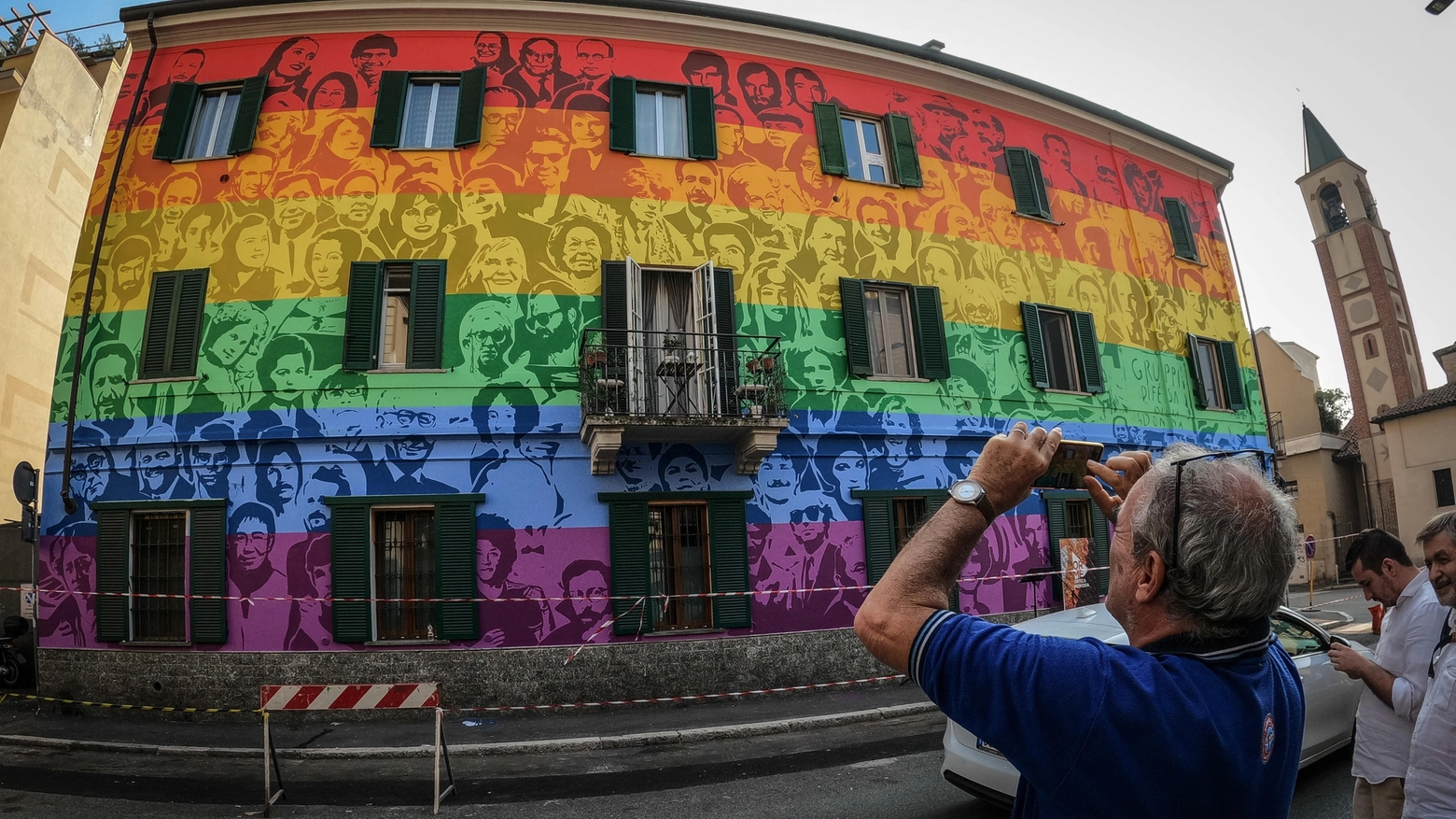 Inaugurazione de “Il murale dei diritti” a Milano