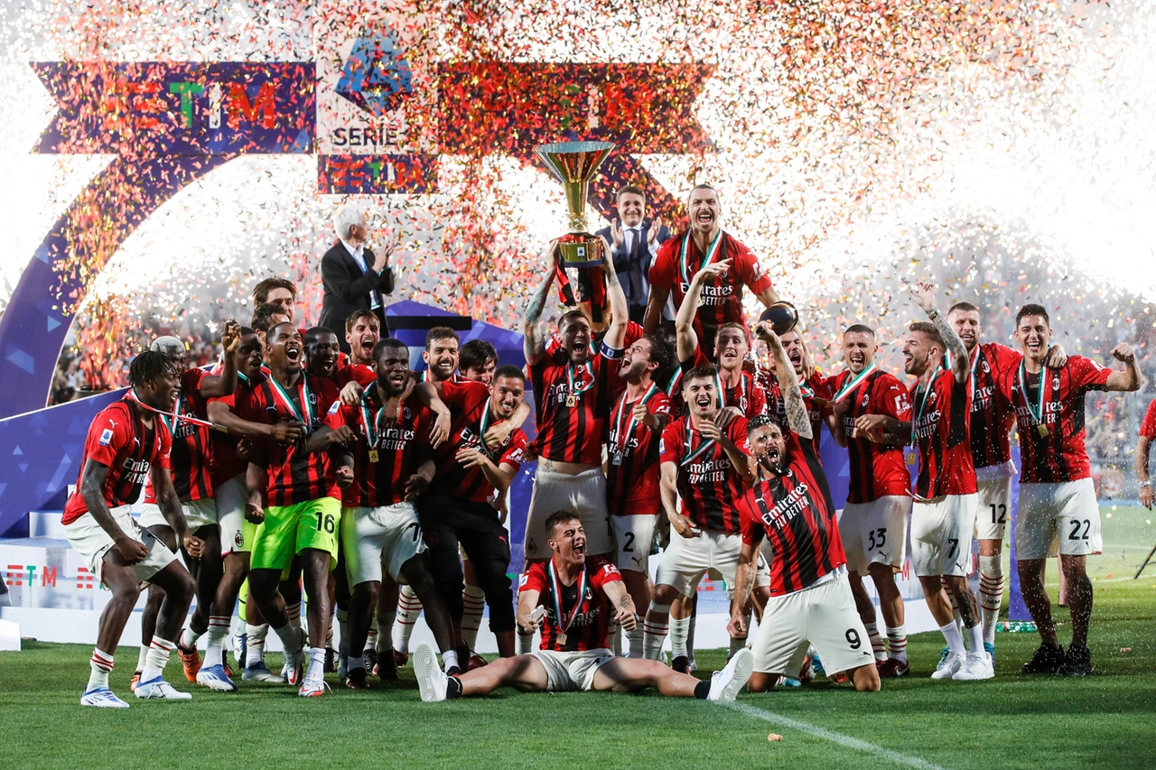 La festa Scudetto del Milan