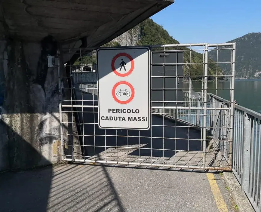 Chiusa la ciclopedonale fra Vello e Toline: "Lavori inderogabili"