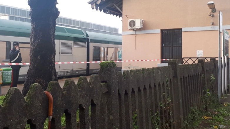 La stazione di Costa Masnaga chiusa dopo l'incidente
