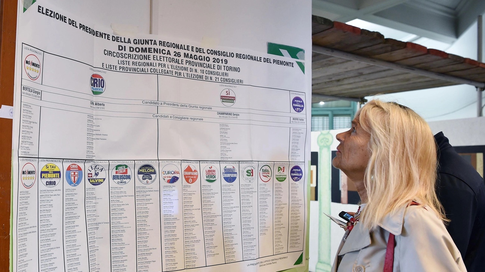 Elezioni Regionali Piemonte 2019 (Ansa)