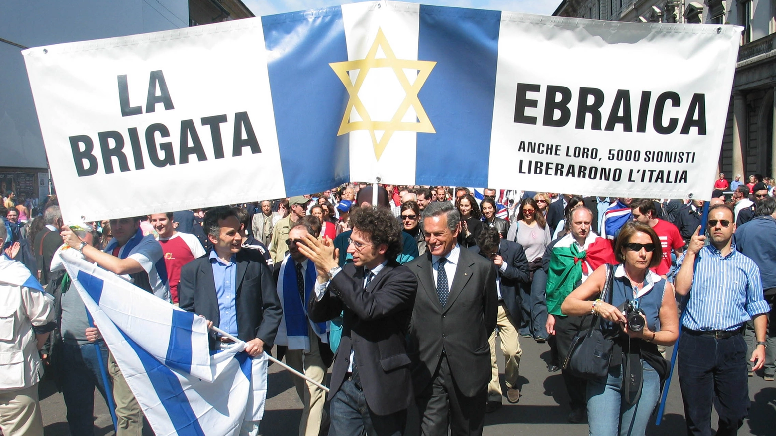 Manifestazione Brigata Ebraica