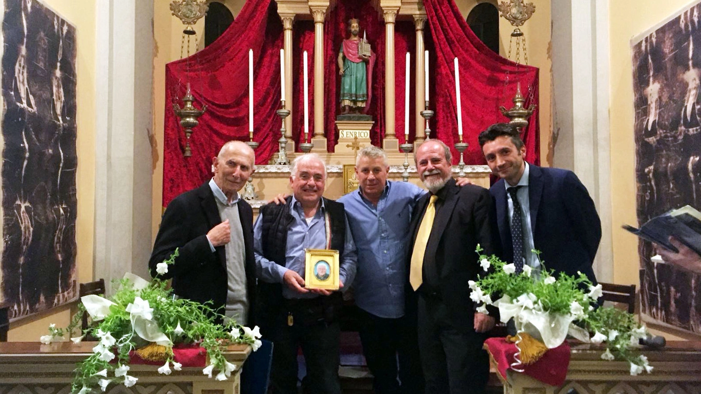 INSIEME Da sinistra Francesco Barbesino, Gianni Bassani Sergio Porta, Bruno Barberis e Alessandro Piana 