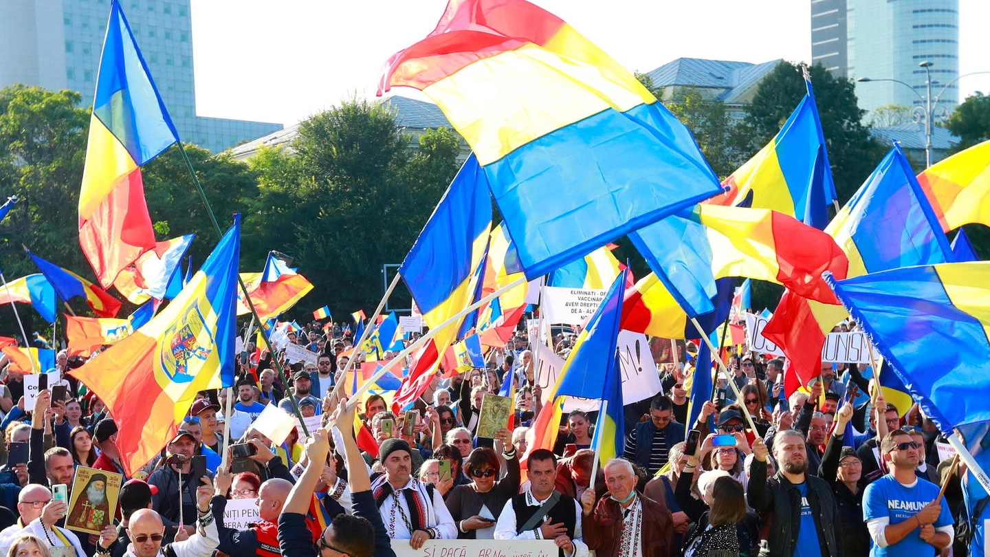 Proteste contro le restrizioni in Romania