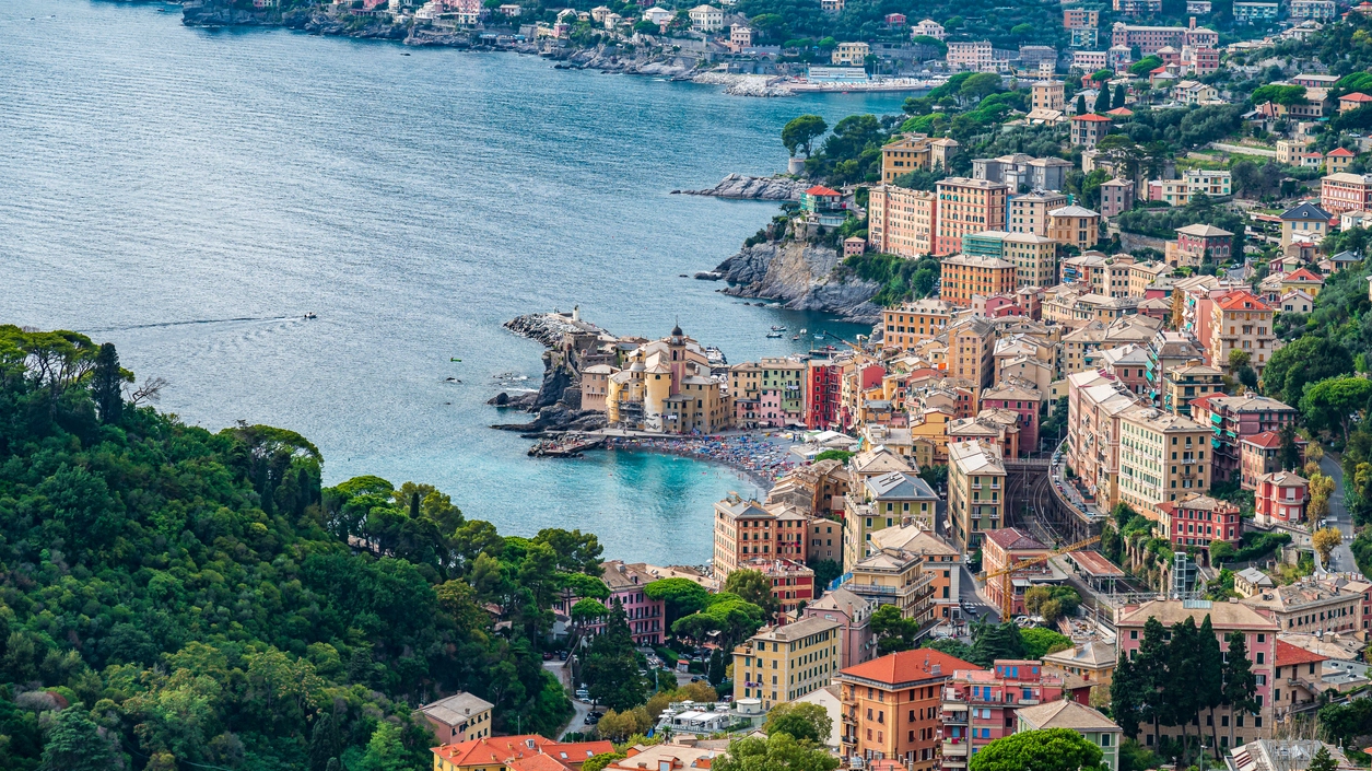 Una veduta di Camogli