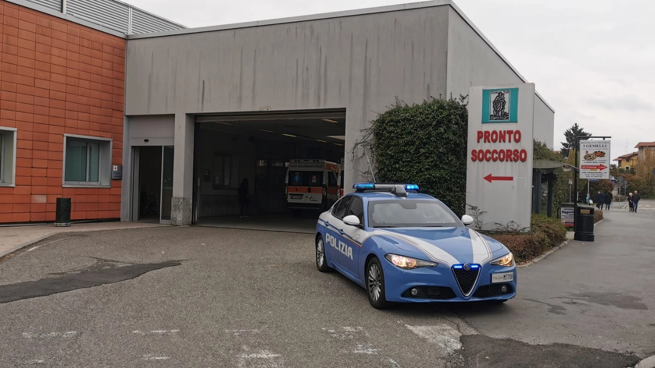 Polizia all'ospedale di Circolo