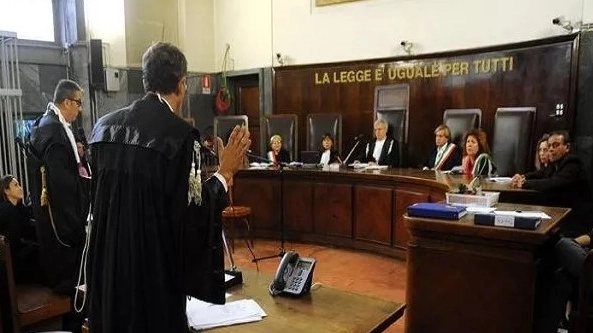 Un'udienza in Tribunale a Milano