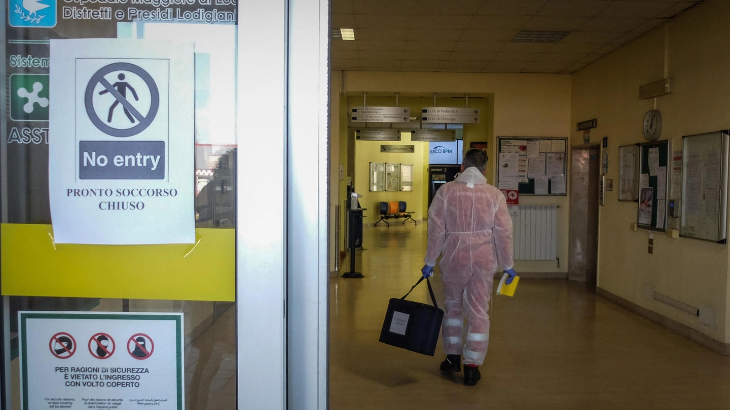 L'ospedale di Codogno, off limits