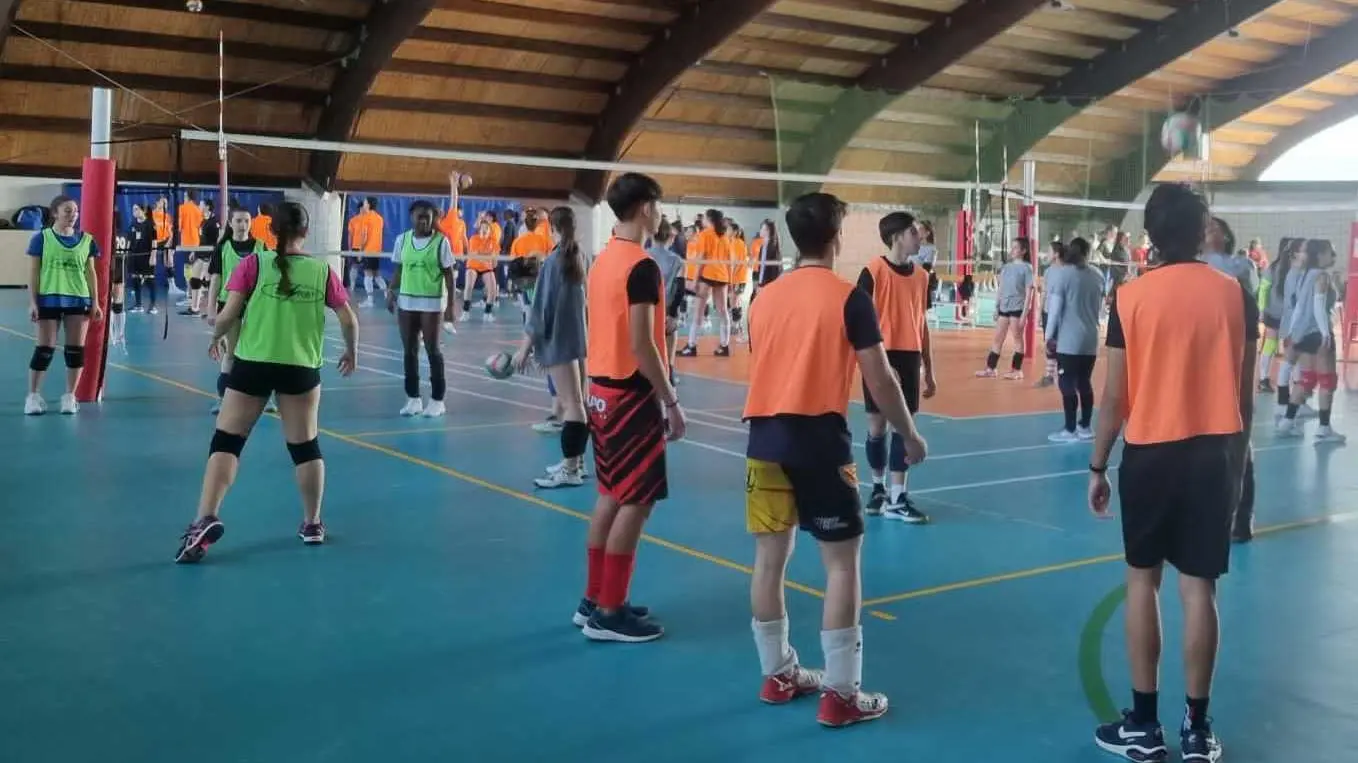 Campionati Studenteschi di volley  Quasi 500 ragazzi al centro sportivo