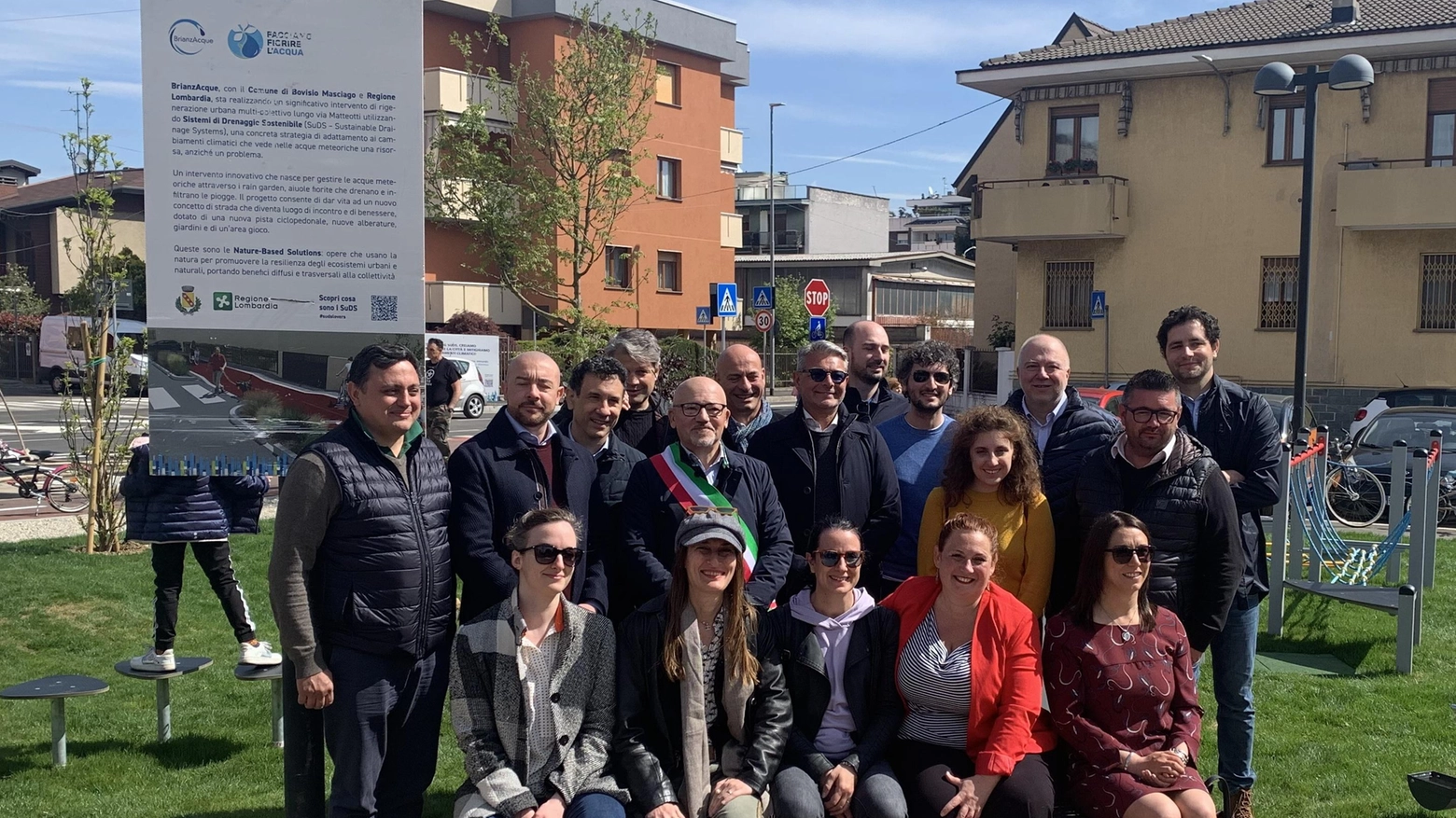 Bovisio resta all’asciutto Ecco la piazza “spugna“ Bovisio resta all’asciutto Ecco la piazza “spugna“