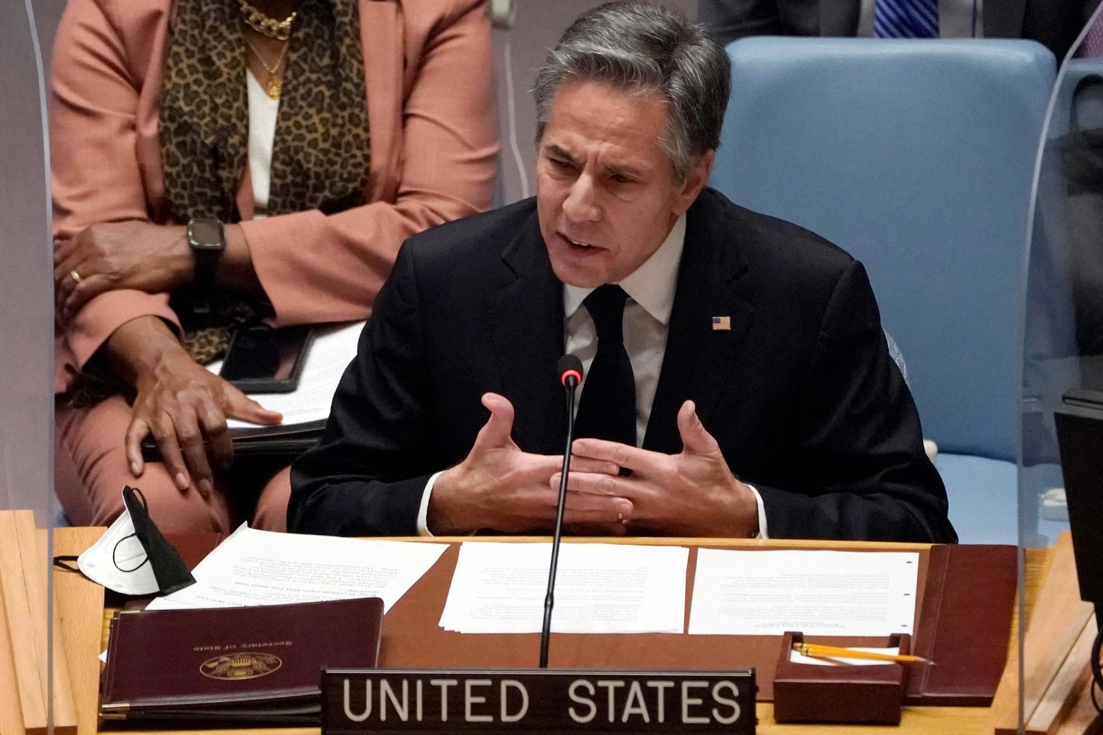 Antony Blinken al Consiglio di Sicurezza Onu