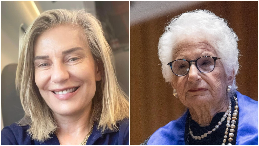 Elena Basile (64 anni) e Liliana Segre (94 anni)