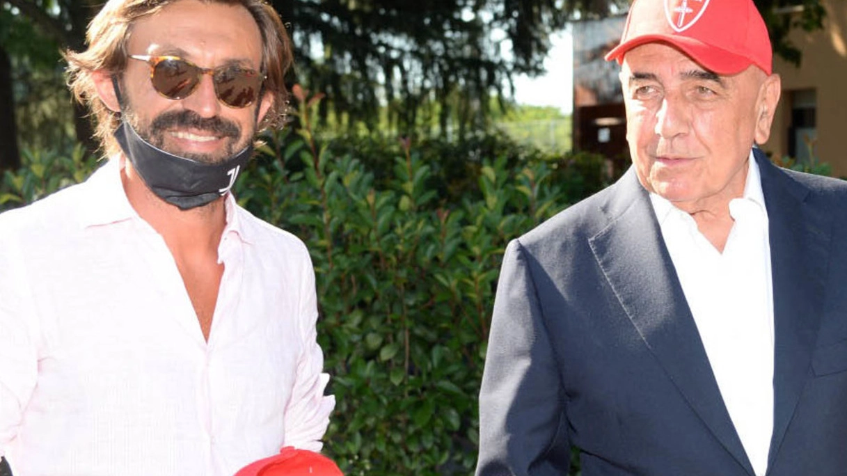 Andrea Pirlo, allenatore dell’Under 23 della Juve, si è incontrato con Adriano Galliani