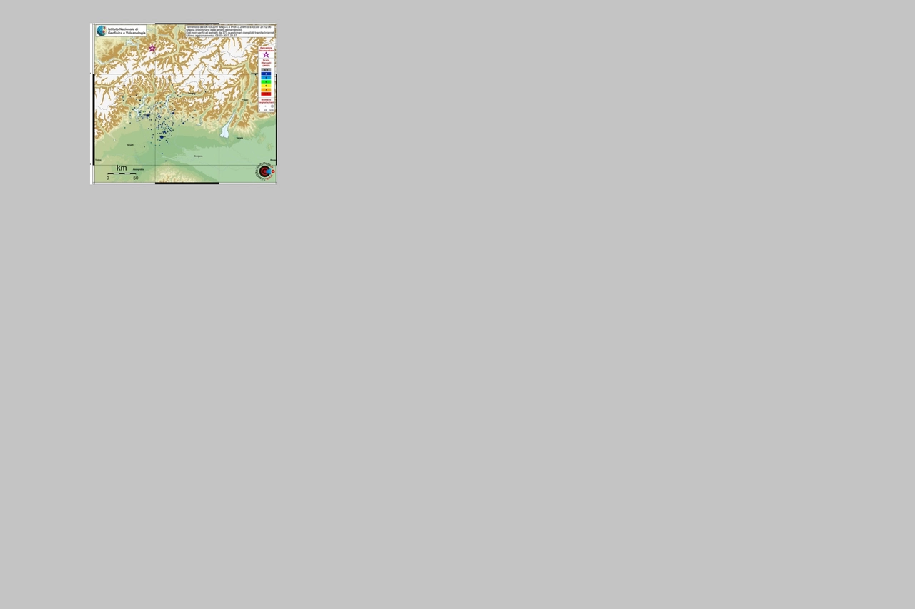 La mappa elaborata dall'Ingv (ingvterremoti.wordpress.com)