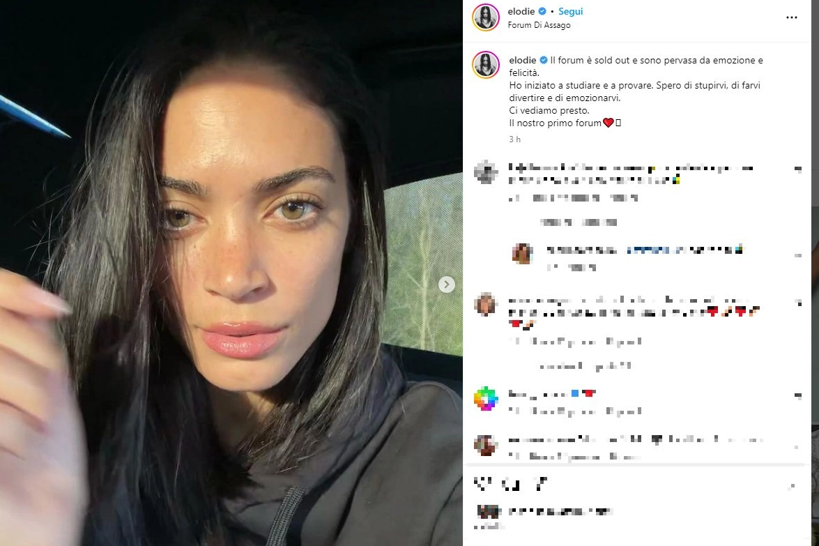 Elodie (Foto Instagram)