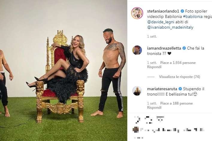 Stefania Orlando (Foto Instagram)