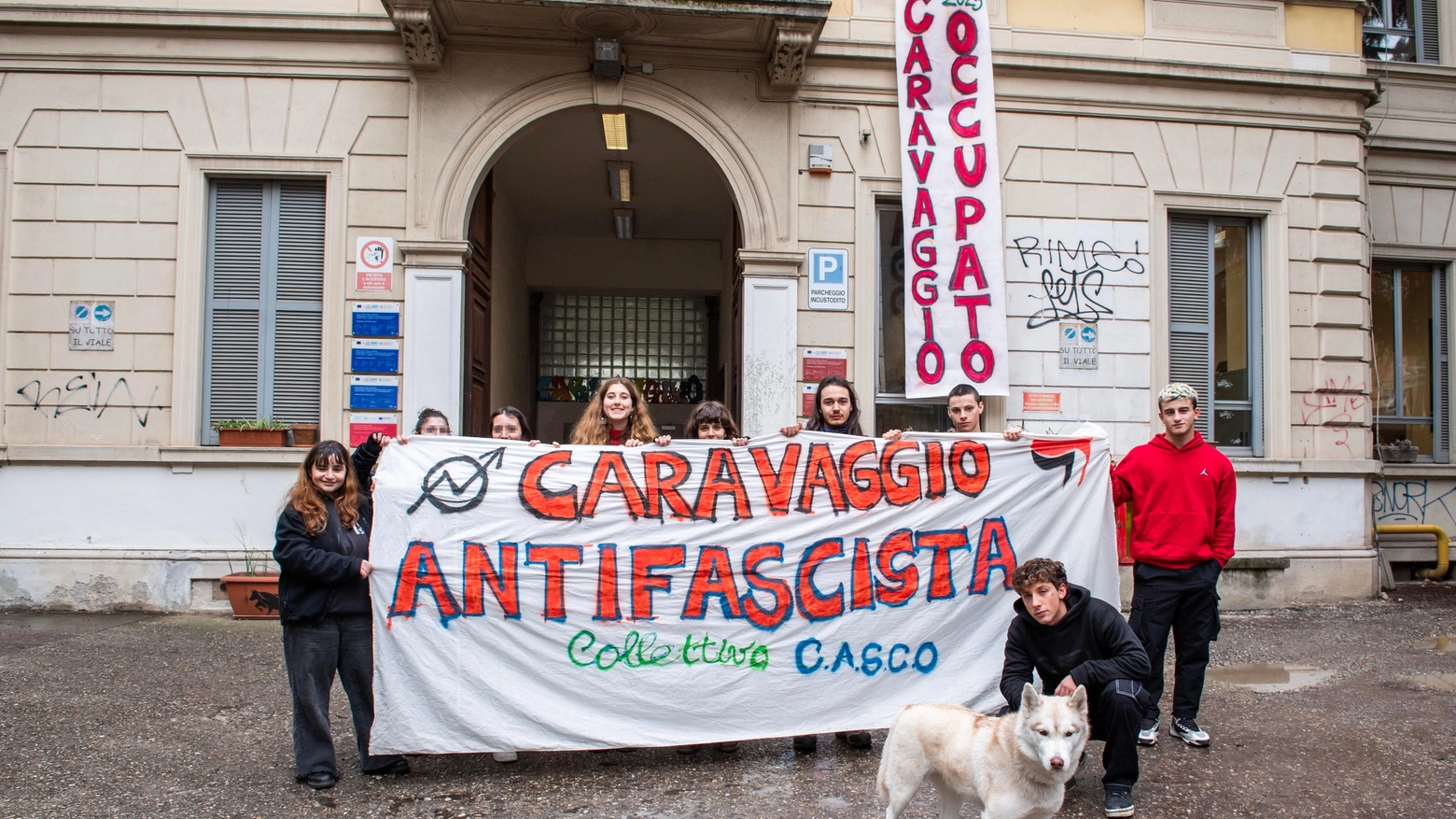 Occupazione al liceo artistico Caravaggio di Milano
