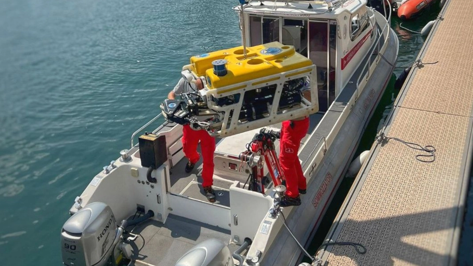 Il rover sommergibile dei vigili del fuoco