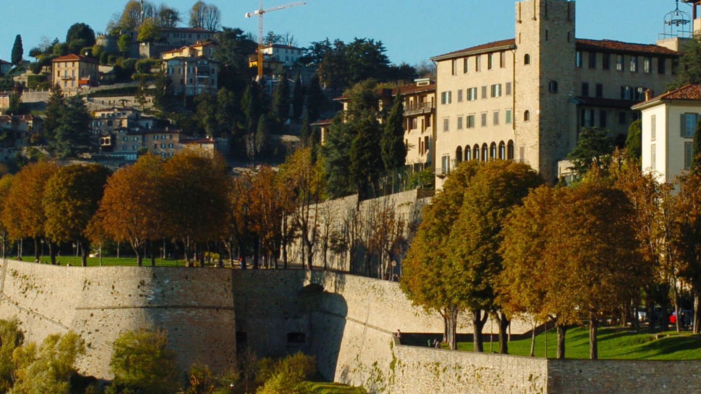 Un panorama delle Mura Venete di Bergamo