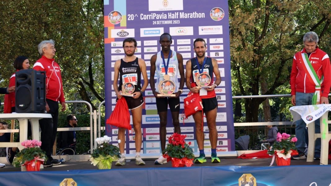 Il podio maschile della CorriPavia (Credits Phototoday) Il podio maschile della CorriPavia (Credits Phototoday)