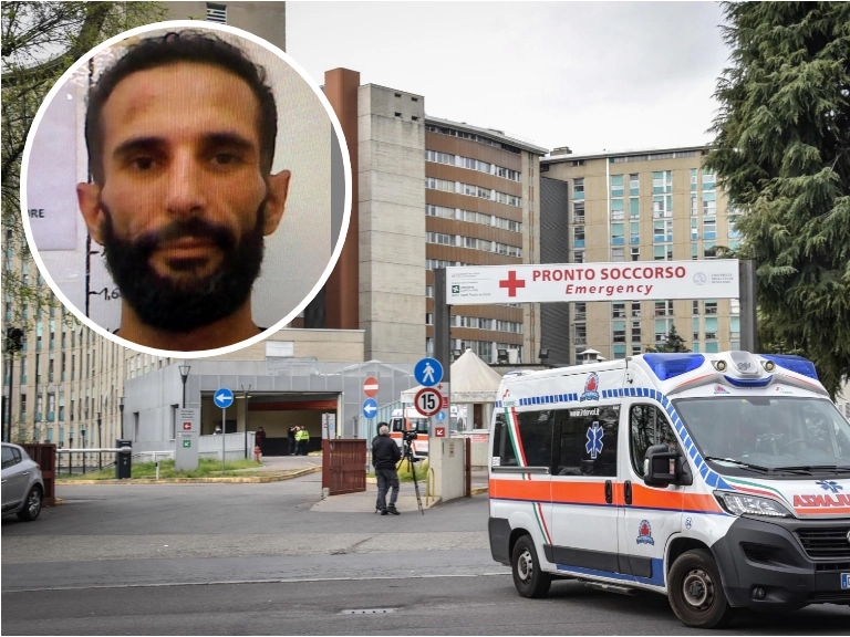 Il detenuto Nazim Mordjane evaso dall'ospedale San Paolo di Milano