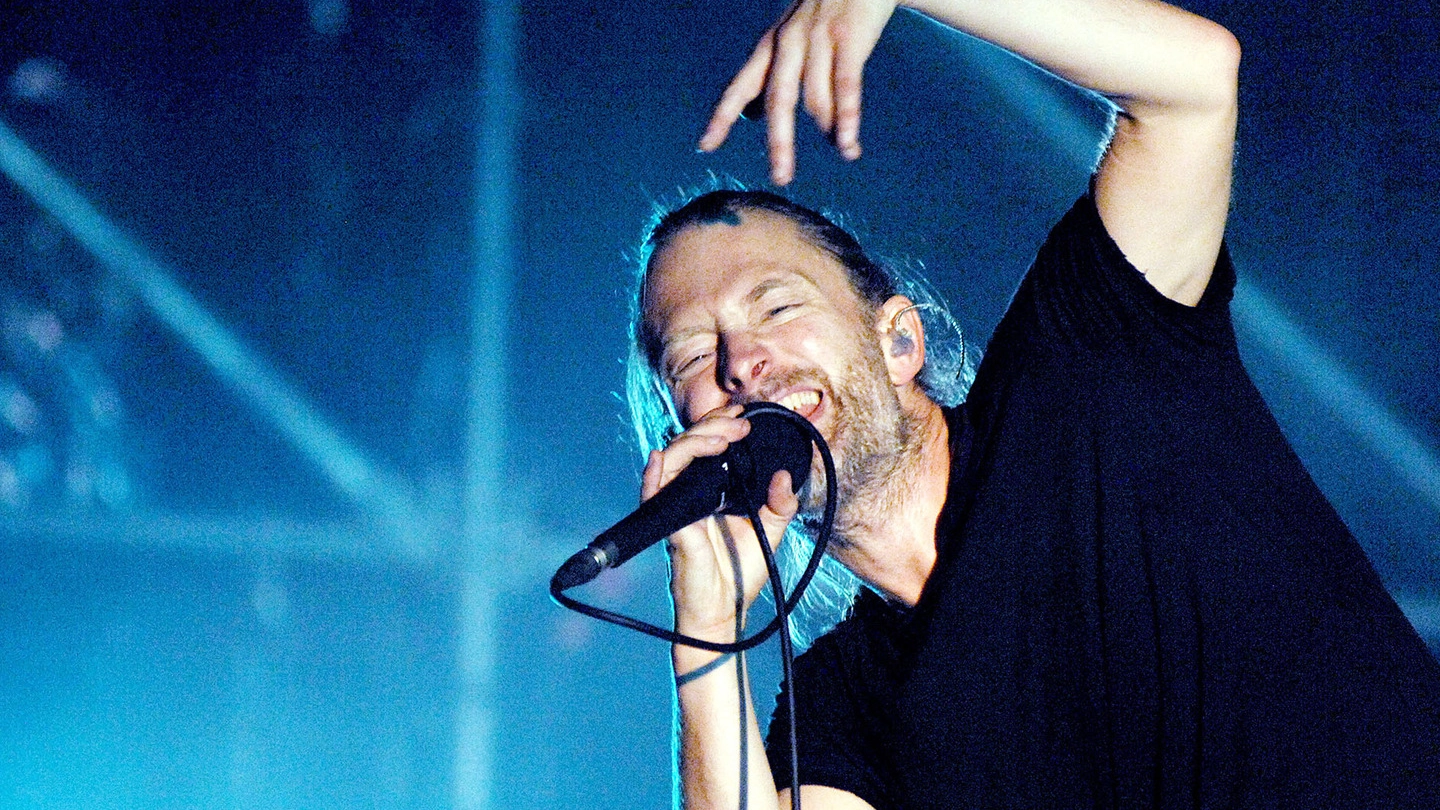 Thom Yorke, leader dei Radiohead 