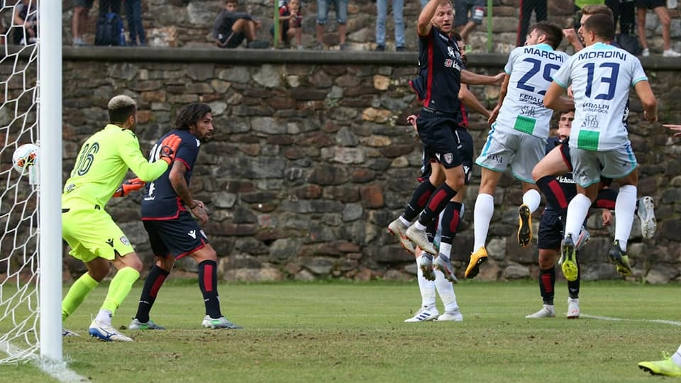 Il gol di Mattia Marchi contro il Cagliari
