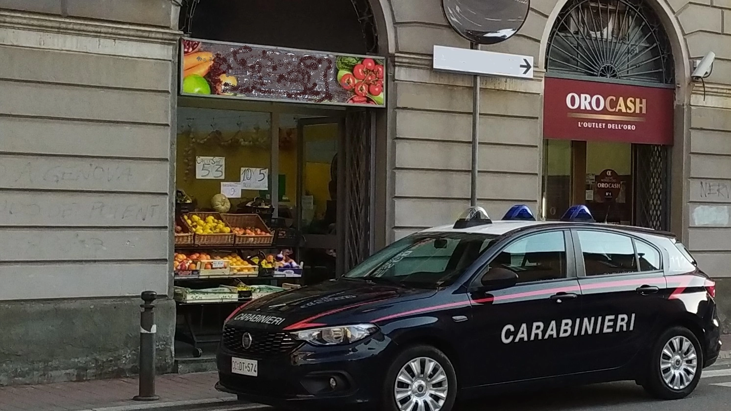 In azione i carabinieri 
