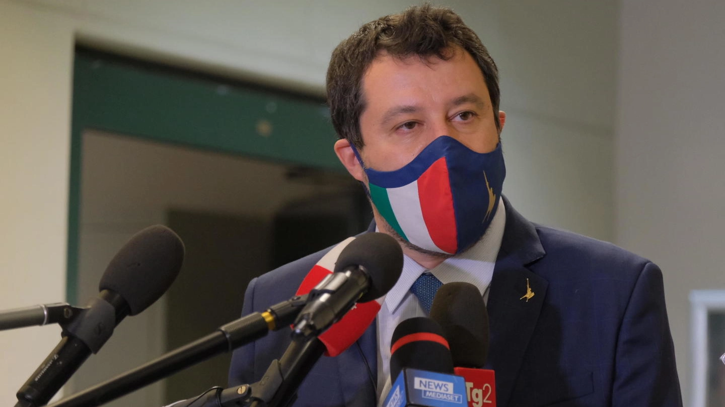 Matteo Salvini rilascia dichiarazioni spontanee all'udienza preliminare