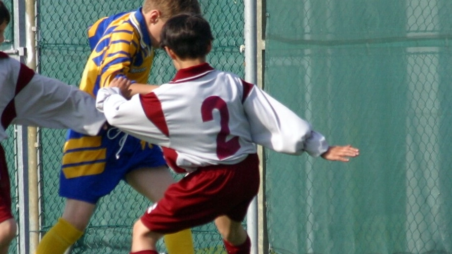 Una partita di calcio giovanile (foto d'archivio)