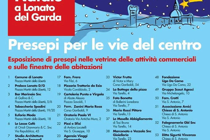 Presepi per le vie del centro Lonato del Garda