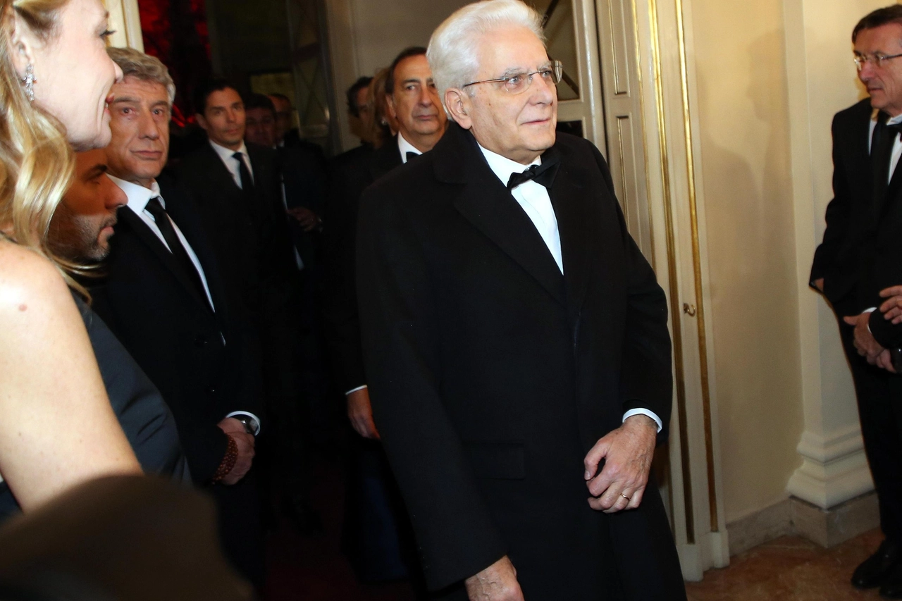Sergio Mattarella alla Prima della Scala
