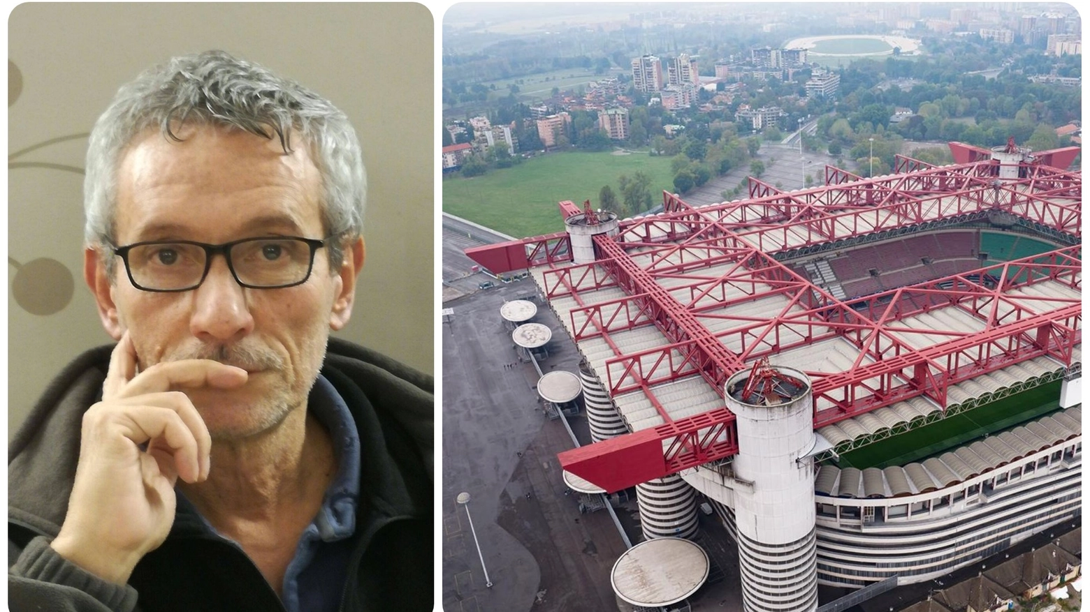 Carlo Monguzzi e lo stadio San Siro Carlo Monguzzi e lo stadio San Siro