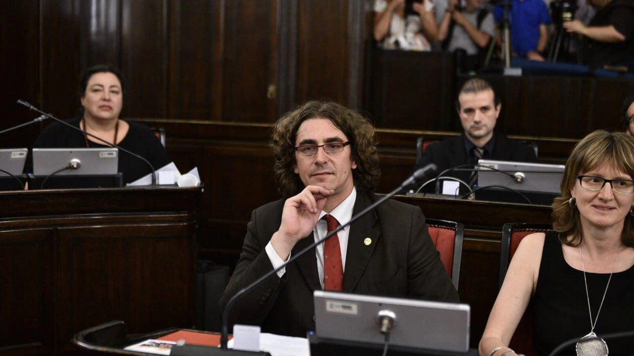 Gianluca Corrado, capogruppo del Movimento 5 Stelle a Palazzo Marino
