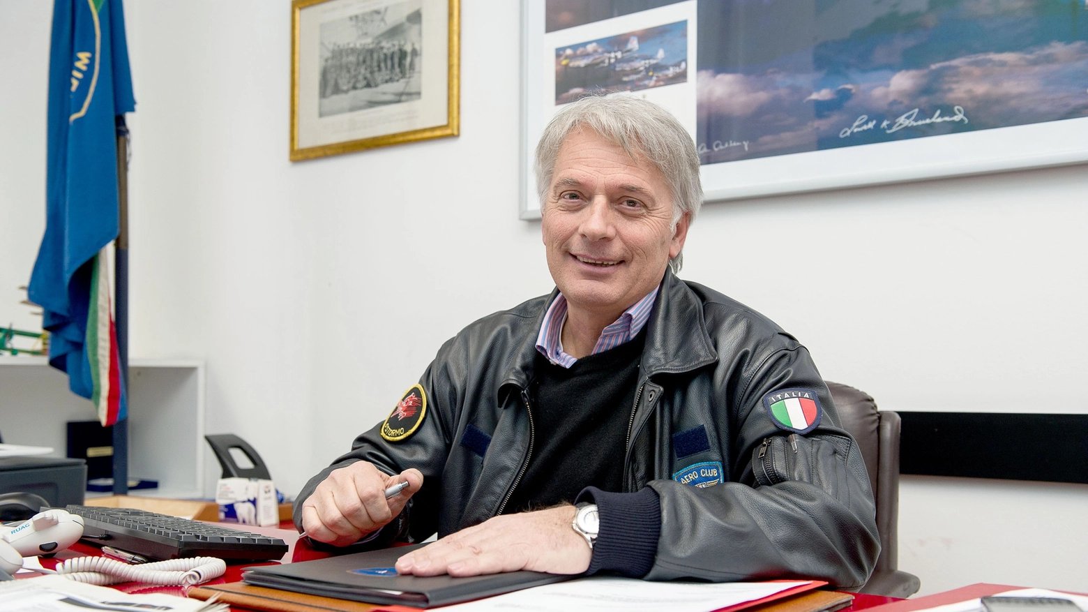 Paolo Franzo, presidente dell'Aeroclub Milano