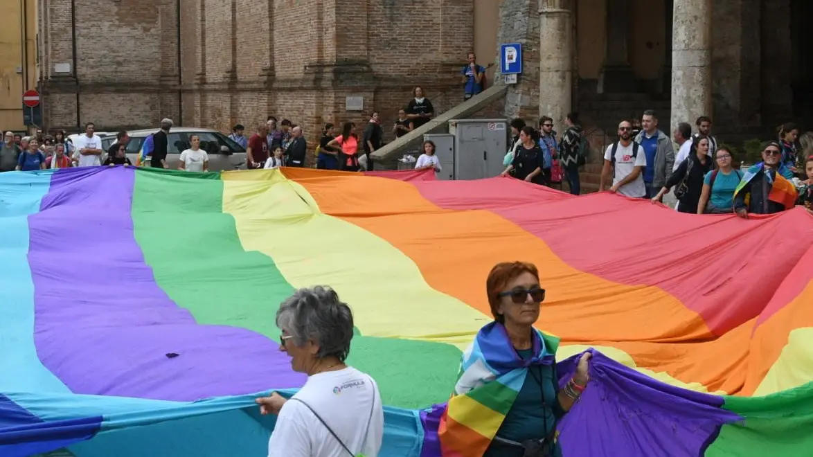 La marcia della pace da Bergamo e Brescia fino al ponte Giusi La marcia della pace da Bergamo e Brescia fino al ponte Giusi