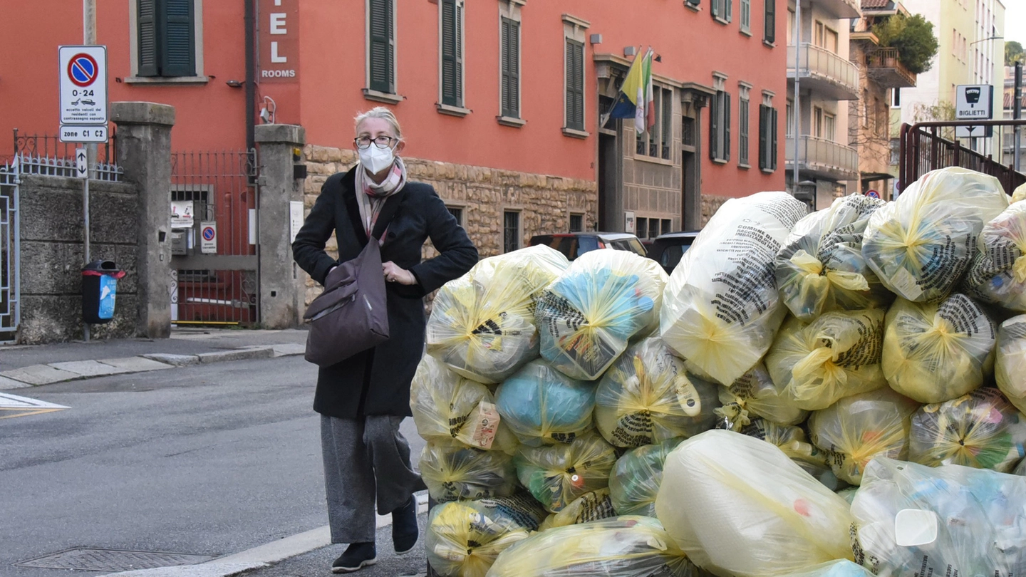 Raccolta rifiuti a Bergamo