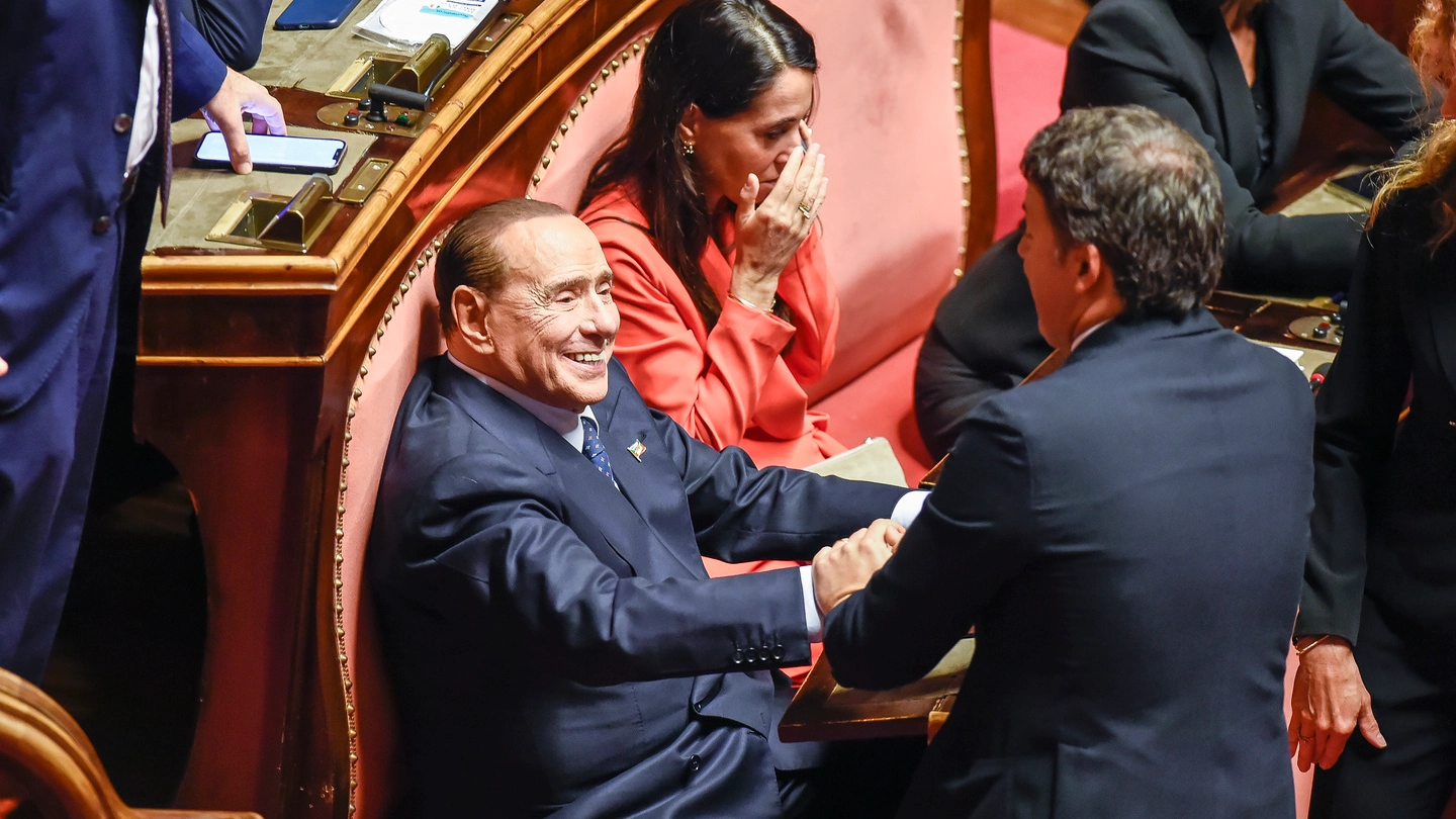 Silvio Berlusconi in Senato