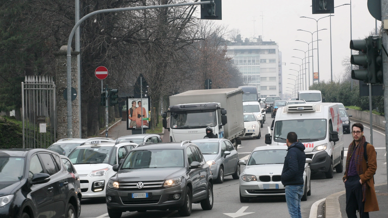 Traffico a Milano 