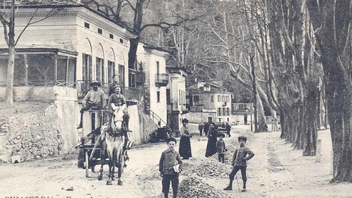 Una foto storica di Pratogiano a Chiavenna