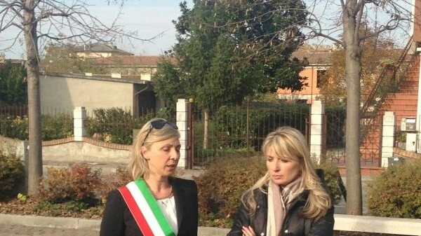 Chiara Pillitteri, sindaco di Fiesse e Viviana Beccalossi, assessore regionale