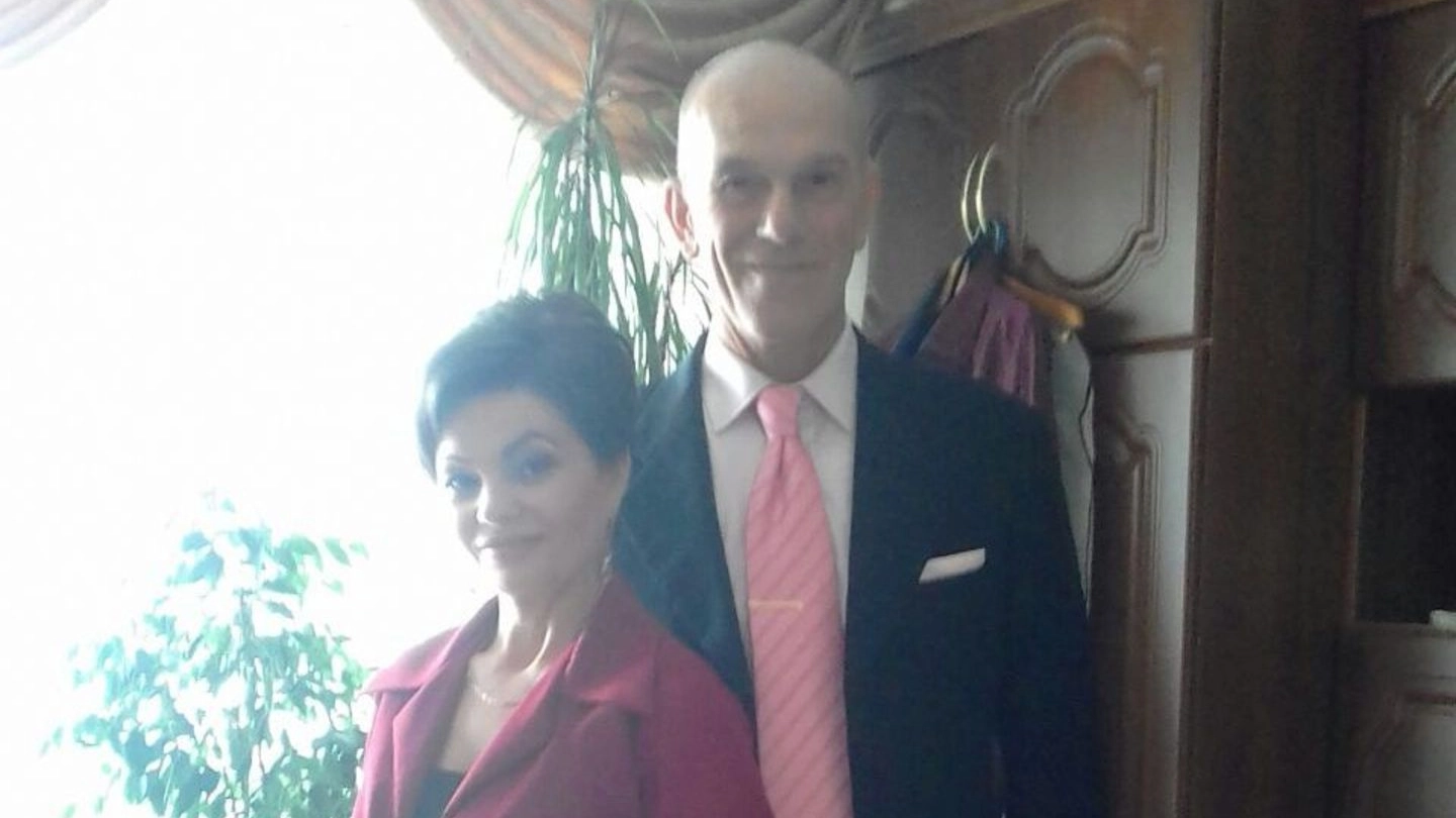 Nicola Pontiggia e la moglie Svetlana