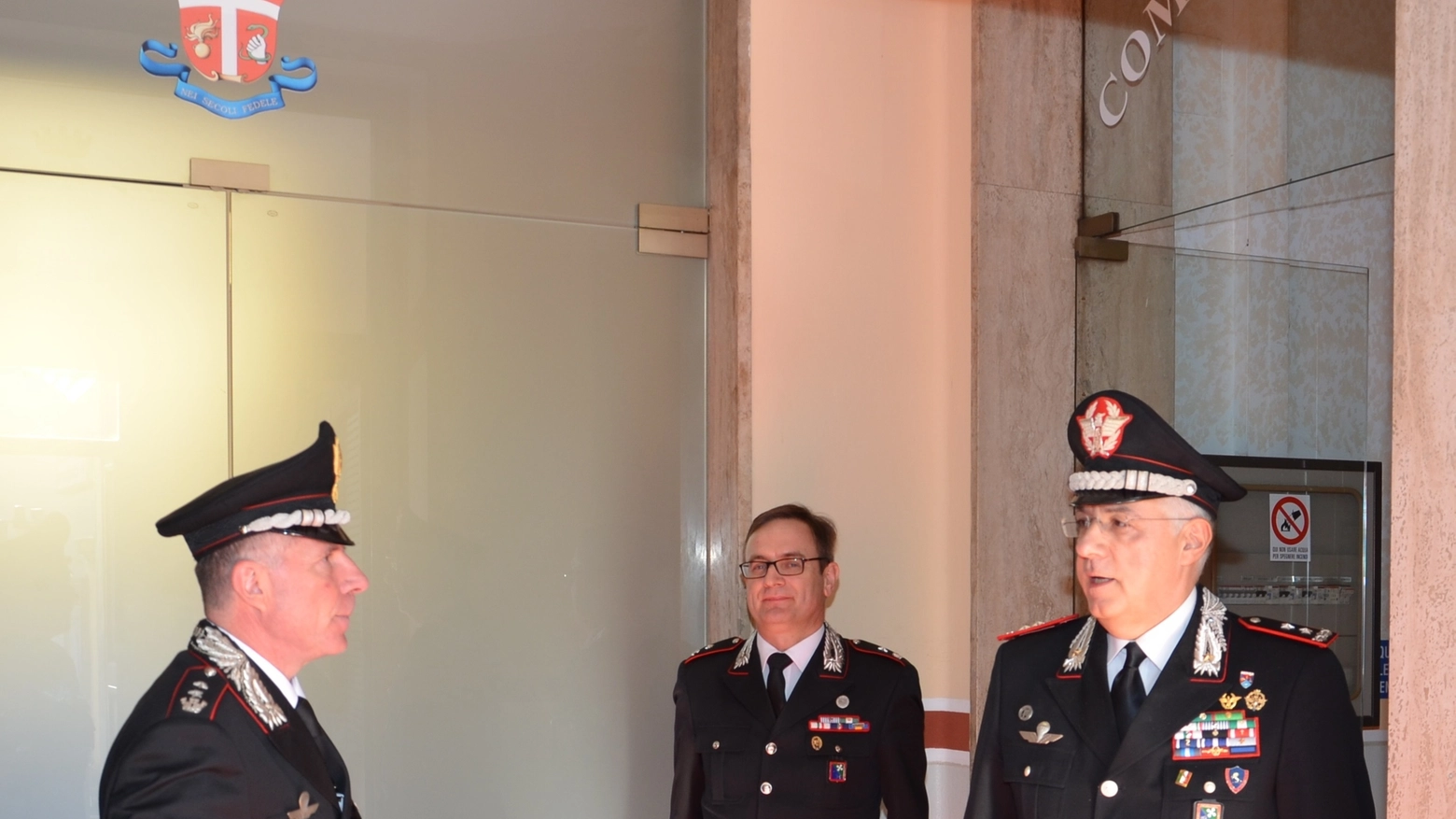 La visita del comandante Luzi a Cremona