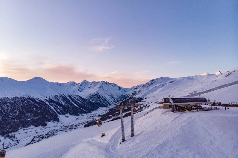 Piste da sci a Livigno