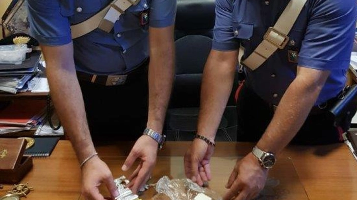 La droga trovata dai carabinieri